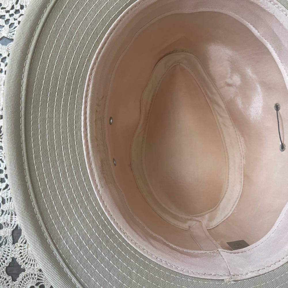 Vintage khaki fedora hat USA Blair summer Men’s XL - Picture 15 of 16